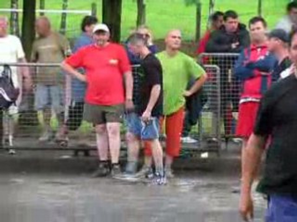Championnat interclubs apès l'orage.
