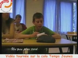 Colonies Vacances Vidéo : Et si mon prof....
