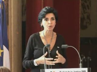 Rachida Dati présente le budget 2009 de la Justice