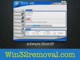 Adware Sheriff win32 virus removal software