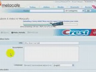 How to Upload a Video to Metacafe
