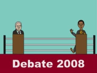 Barack Obama Did I just say that out loud - debate - cartoon