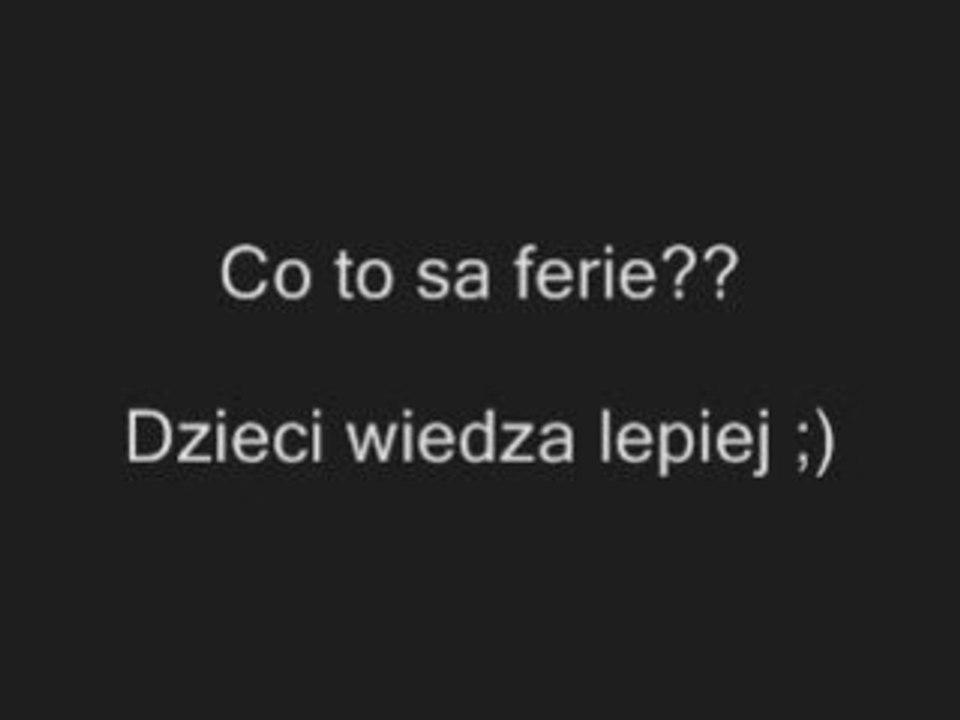 Co to sa ferie? [www.clipmix.pl]
