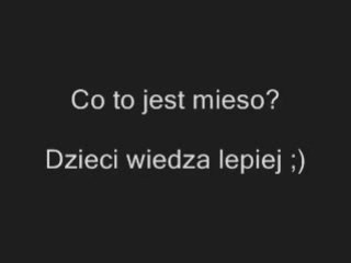 Co to jest mieso? Dzieci wiedza lepiej http://www.clipmix.pl/