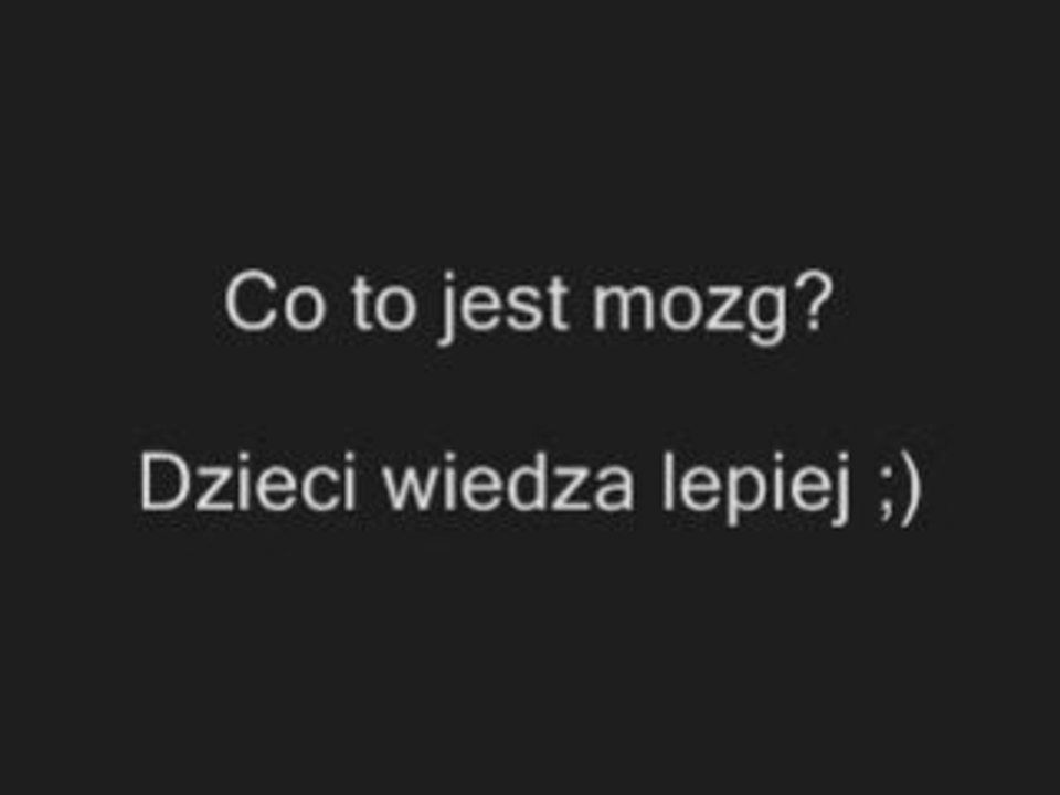 Co to jest mozg? Dzieci wiedza lepiej http://www.clipmix.pl/