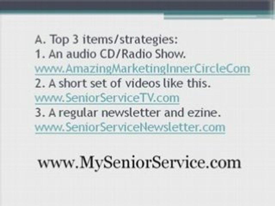 Marketing Home Care FAQ #6- With Newsletters