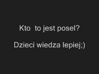 Kto to jest posel? Dzieci wiedza lepiej http://www.clipmix.pl