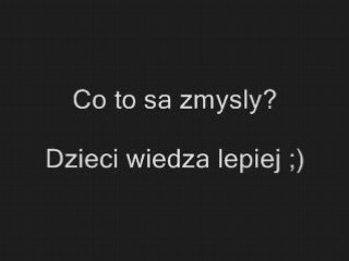 Co to sa zmysly? Dzieci wiedza lepiej http://www.clipmix.pl/