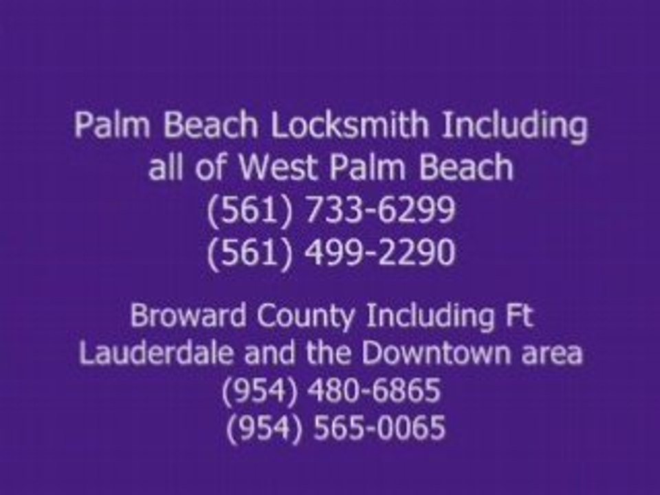DELRAY BEACH LOCKSMITH - (561) 495-8116 - DELRAY LOCKSMITH
