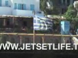 See the Jet Set in Panormos beach Mykonos