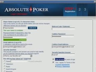 Absolute Poker Bonus Code
