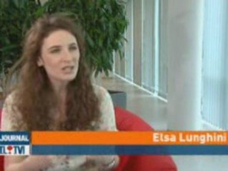 Interview d'Elsa Lunghini au journal de RTL TVI