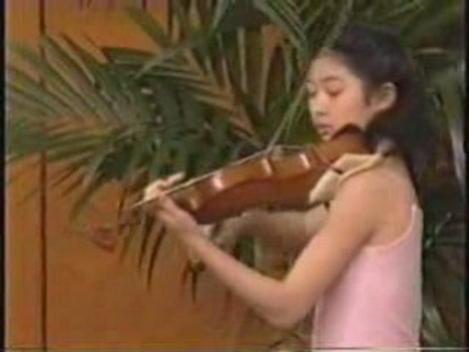 Sarasate Zapateado par Esther Kim au  violon (2002)
