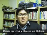 Crisis economica en USA e impactos en Bolivia