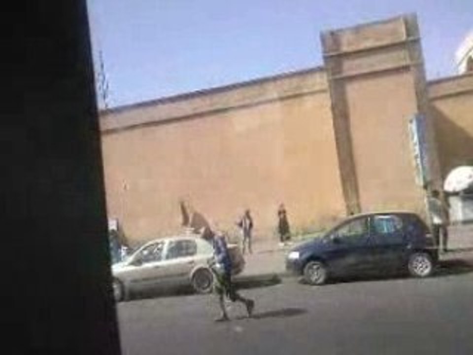 Casablanca place mohamed 5  depuis le bus