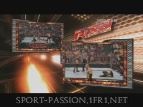 Raw - Kane & RhodesVs Rey Mysterio & CM Punk & Kingston