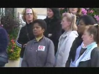 Manifestation à St-Denis intervention FO Pascal Robert