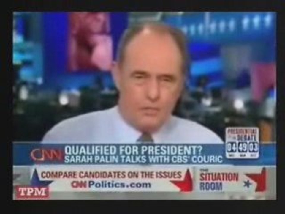 Jack Cafferty From CNN Gives Palin A Pounding