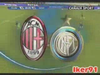 er But ronaldinho 0-1 Milan AC Inter-Milan