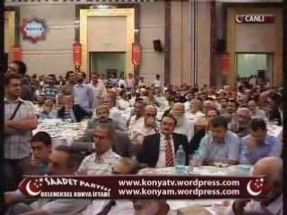 ERBAKAN HOCA KONYA İFTARINDA - 2008/1