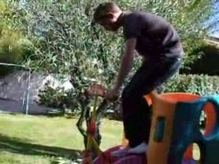 Deuxième gamelle en trotinette