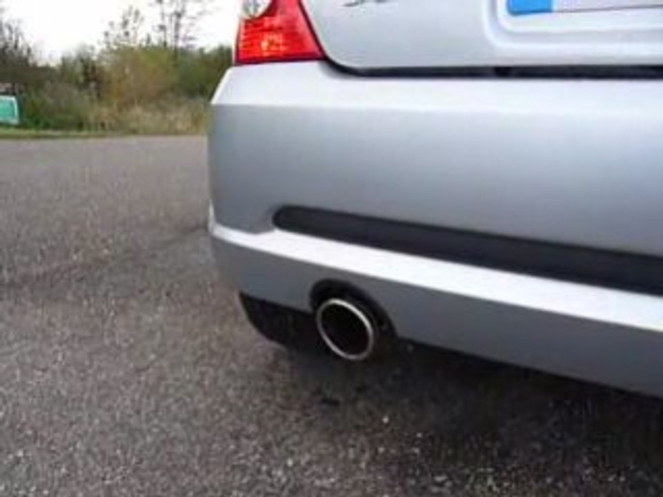 Clio RS 2.2- Ligne K-Tec Racing - Inox / Stainless 2.5"
