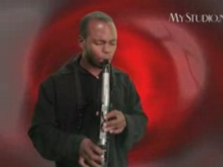 Keven Peart plays the electric sax