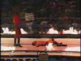 HHH vs. Kane Inferno match