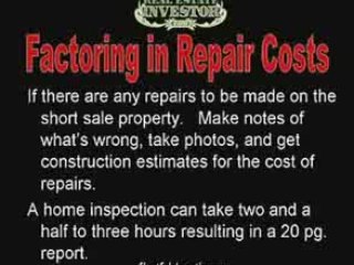Estimating the Short Sale Appraisal Value