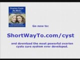 Ovarian cyst: learn ovarian cysts symptoms, cure 2 months