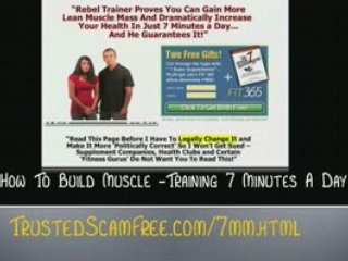 How To Build Muscle Fast - Only 7 Minutes A Day