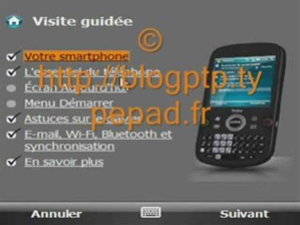 Palm Treo Pro - Visite Guidée 02