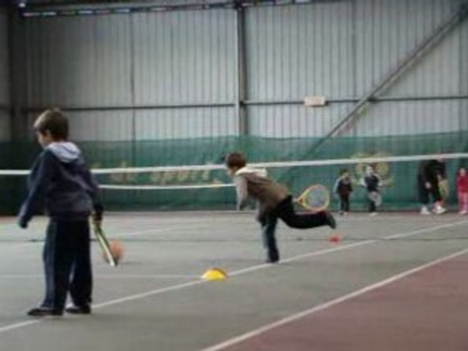 First tennis lesson