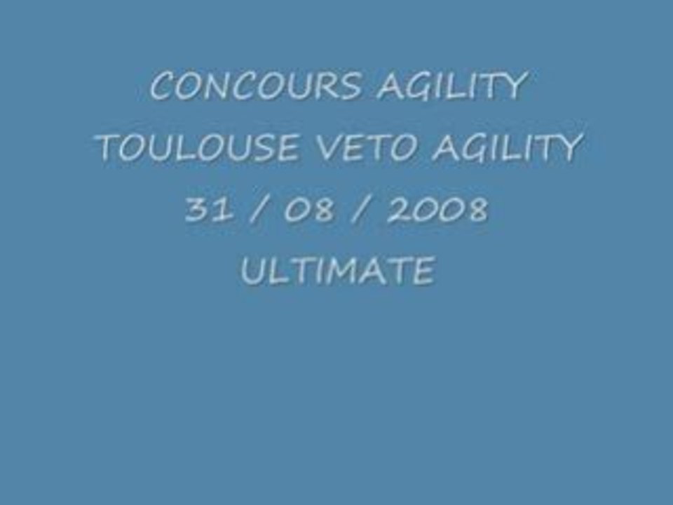 AGILITY ULTIMATE TVA  31/08/2008