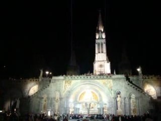 Lourdes End of the Cadlelight Procession