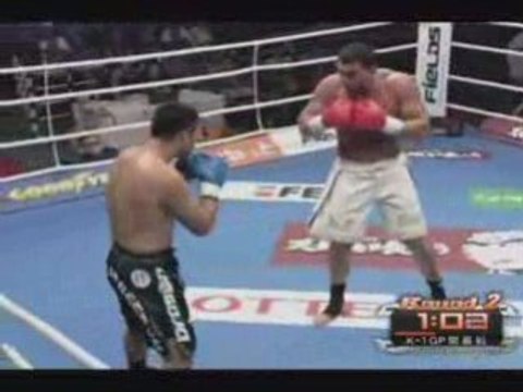JEROME LE BANNER VS JUNICHI SAWAYASHIKI K-1 WGP 2008 FINAL16