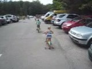 Center park aout 2008 famille velo bitume