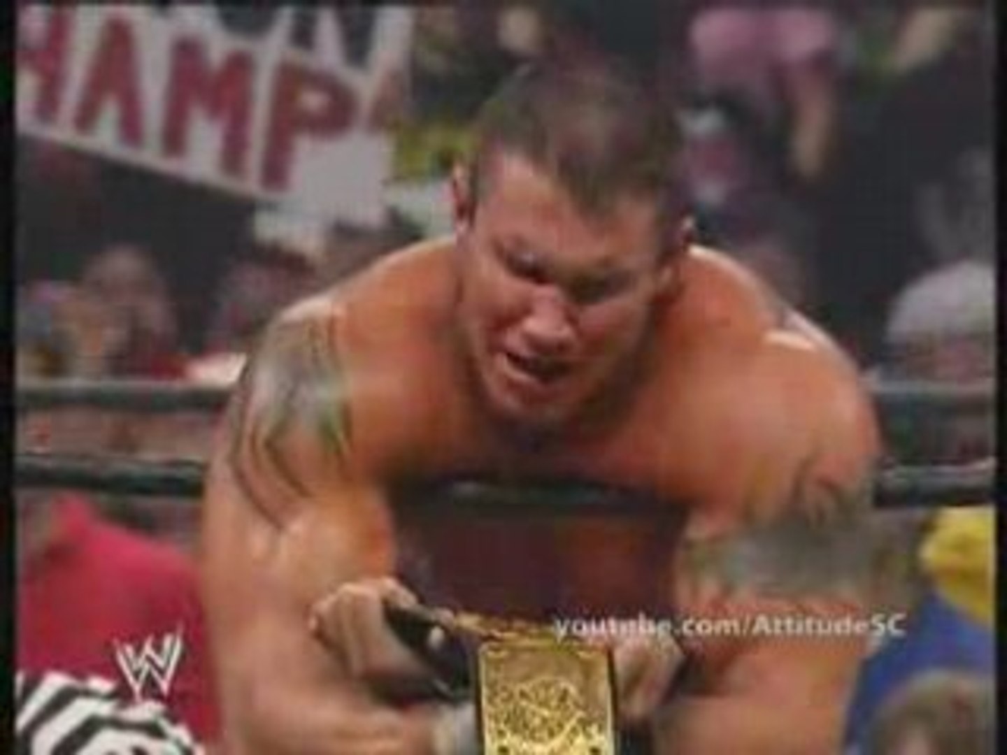 Randy Orton vs Chris Benoit World championship match! (3)