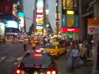 Time Square dans le bus