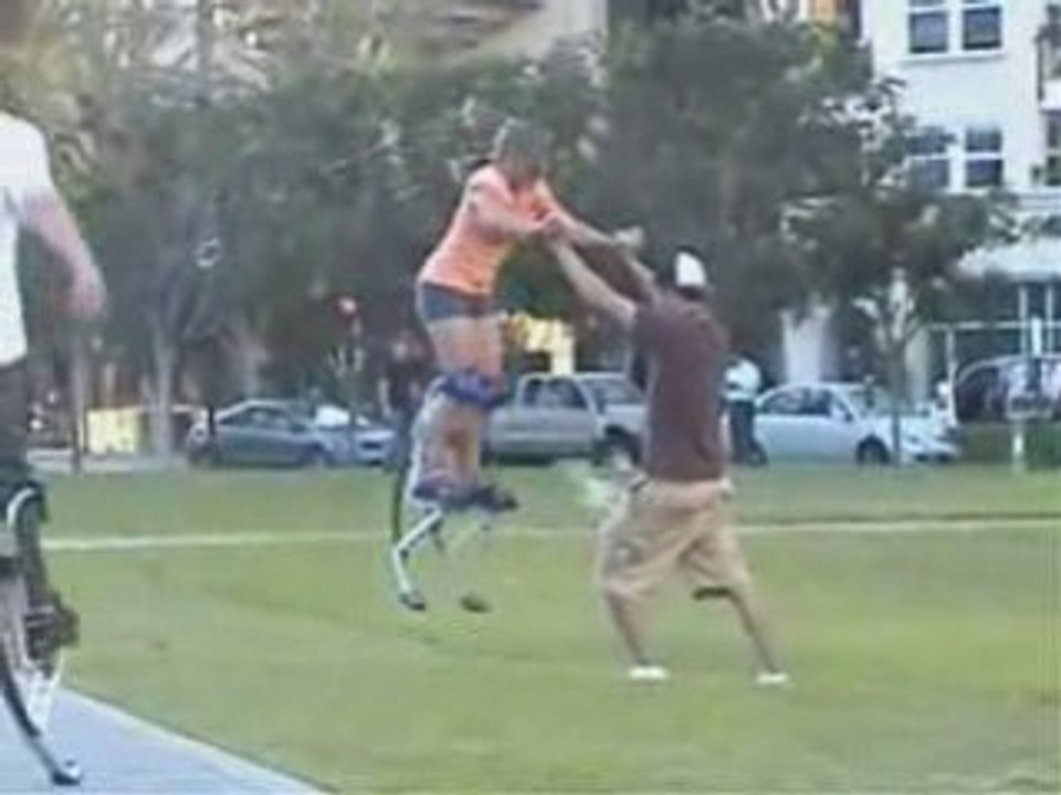 Jumping Stilts Learn and Burn