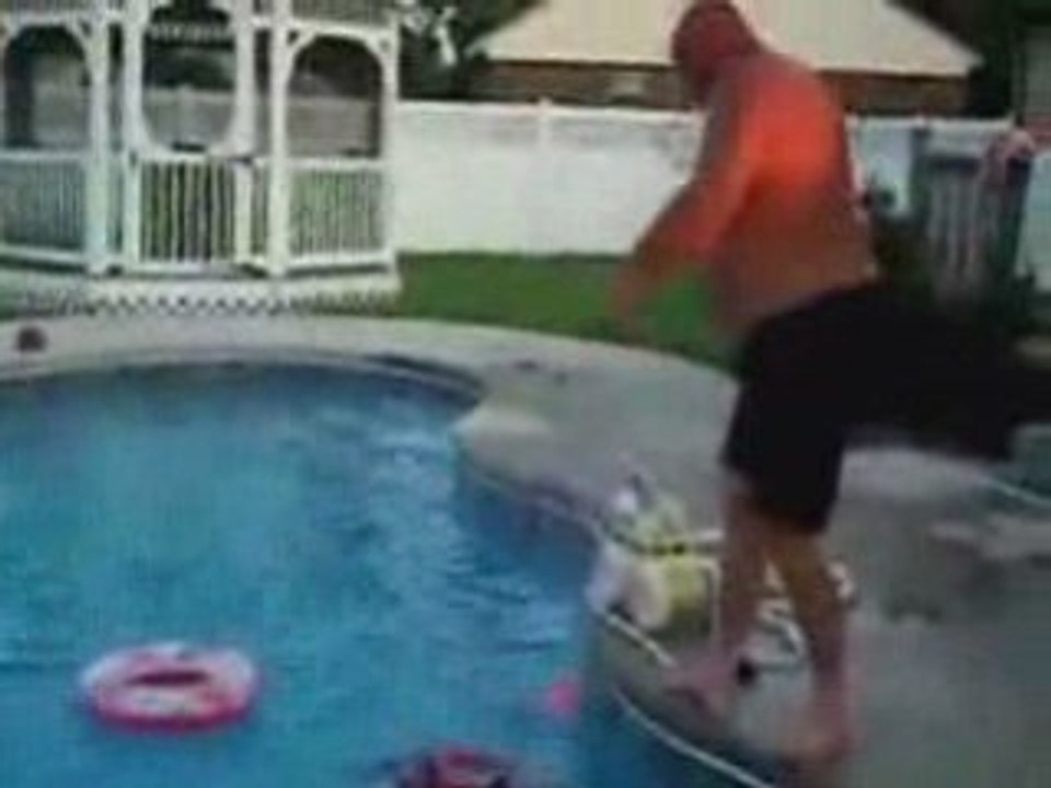 plongeon dans une bouee