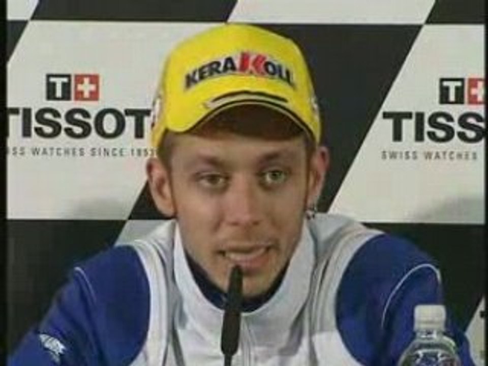 Rossi avant le GP d'Australie