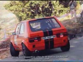 Montée historique St Vallier 2008 Golf 1 dans l'épingle G