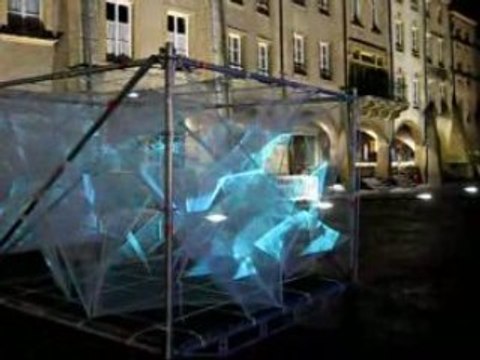 Performance Nuit Blanche par Mireille Rohr