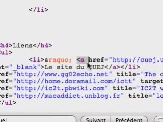 IC2T - HTML cours #2 : créer un lien vers un autre site