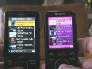 Comparaison Sony NWZ-A820 vs NWZ-S730 par GMP3