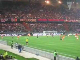 PSG-GF38 But d'Akrour vu des tribunes du Parc