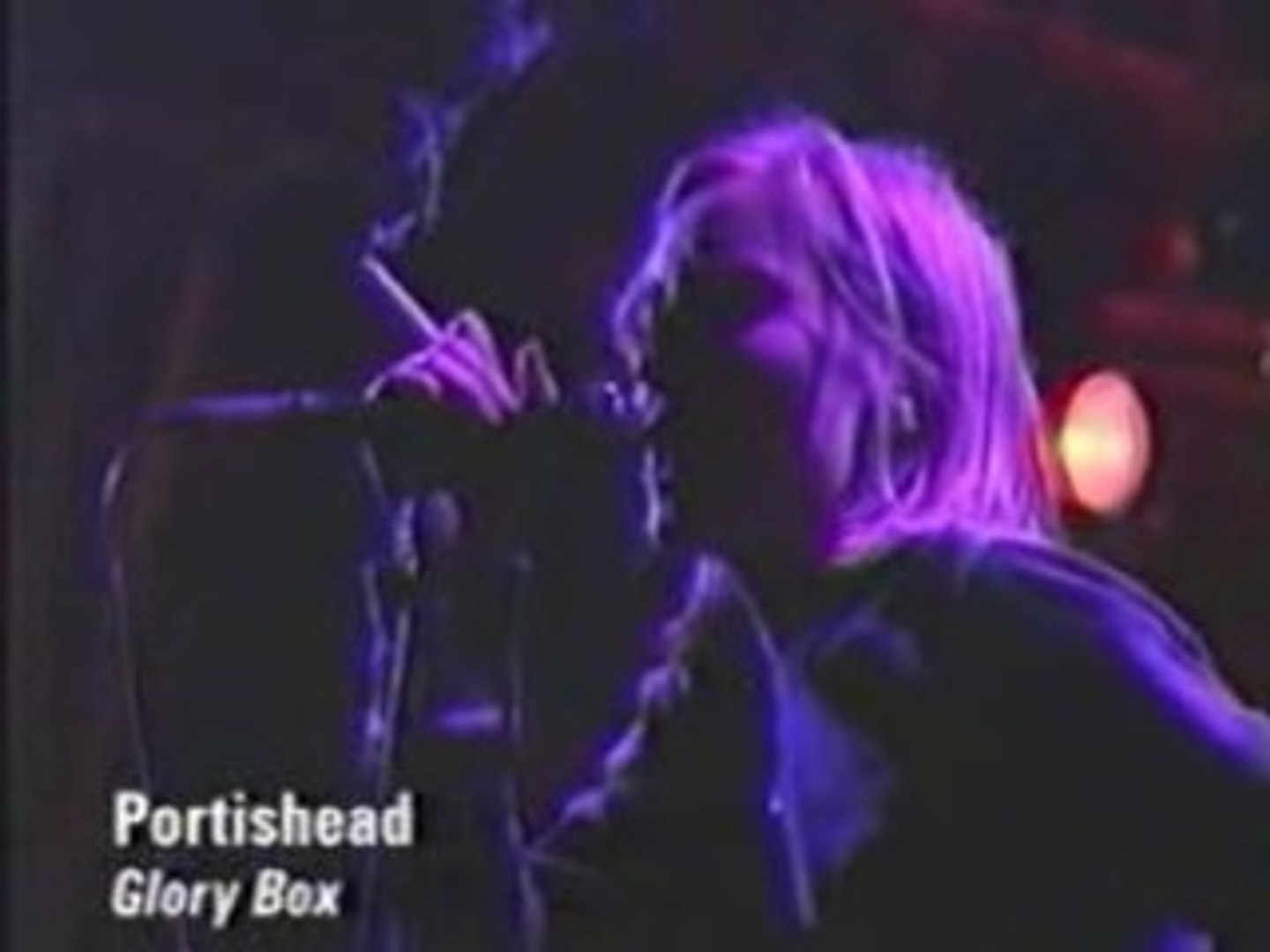 Portishead - Glory Box Live - Vidéo Dailymotion