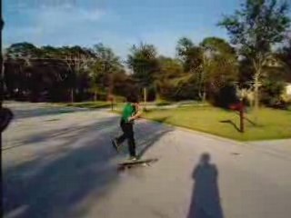 Skateboard to the face