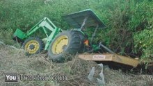 Tractor crashes and accidents